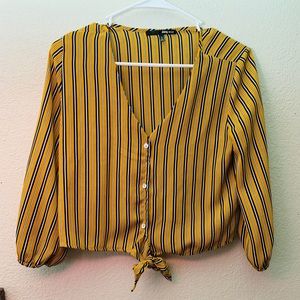 Yellow Button Top